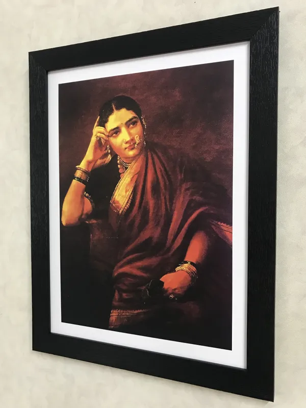 Maharashtrian_Woman_(1893),_A_Raja_Ravi_Varma_Painting,_Framed,_Wall_Decor,_Multicolor