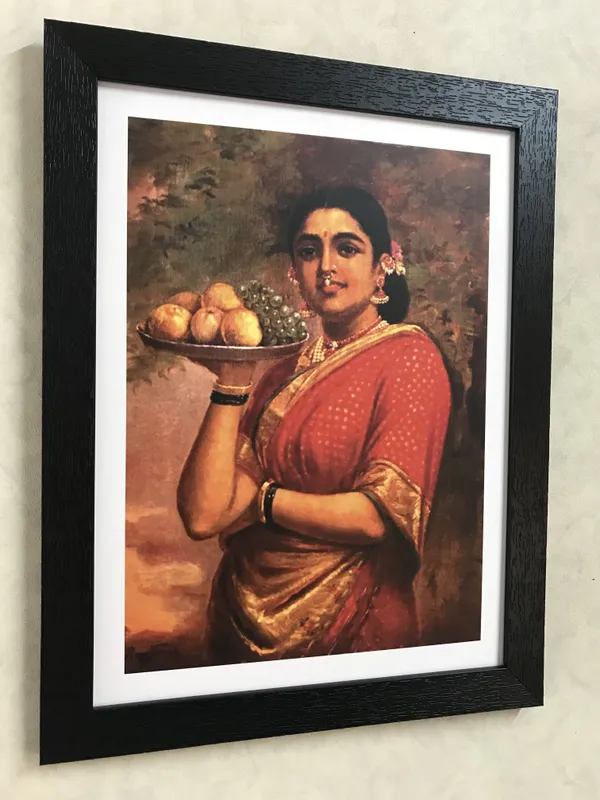 Maharashtrian_Woman_(1892),_A_Raja_Ravi_Varma_Painting,_Framed,_Wall_Decor,_Multicolor