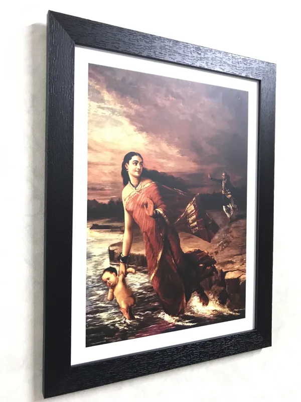 Ganga_and_Shantanu_(1890),_A_Raja_Ravi_Varma_Painting,_Framed,_Wall_Decor,_Multicolor