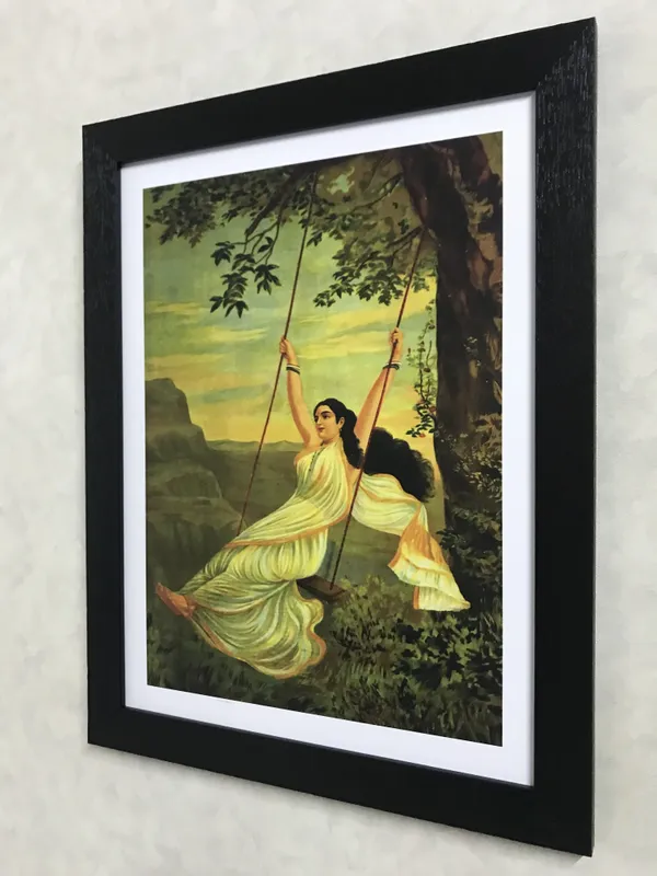 Mohini_on_a_Swing,_1894,_A_Raja_Ravi_Varma_Painting,_Framed,_Wall_Decor,_Multicolor
