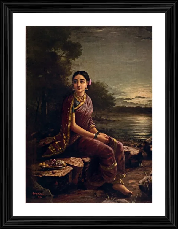 Radha_in_Moonlight,_1902,_A_Raja_Ravi_Varma_Painting,_Framed,_Wall_Decor,_Multicolor
