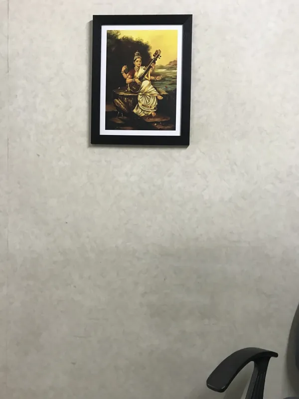 Saraswati_Devi_(1896),_A_Raja_Ravi_Varma_Painting,_Framed,_Wall_Decor,_Multicolor