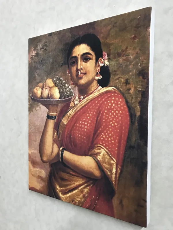 Maharashtrian_Woman,_1892,_A_Raja_Ravi_Varma_Painting,_Framed_Canvas
