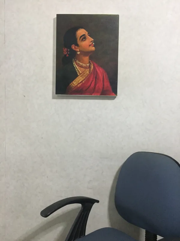 Maharashtrian_Woman_1891,_A_Raja_Ravi_Varma_Painting,_Framed_Canvas,_Wall_Decor,_Multicolor