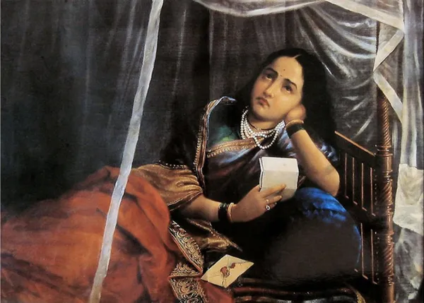 Woman_in_the_Love,_1887,_A_Raja_Ravi_Varma_Painting,_Framed_Canvas,_Wall_Decor,_Multicolor