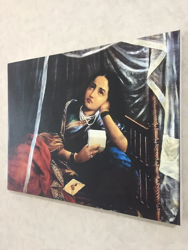 Woman_in_the_Love,_1887,_A_Raja_Ravi_Varma_Painting,_Framed_Canvas,_Wall_Decor,_Multicolor