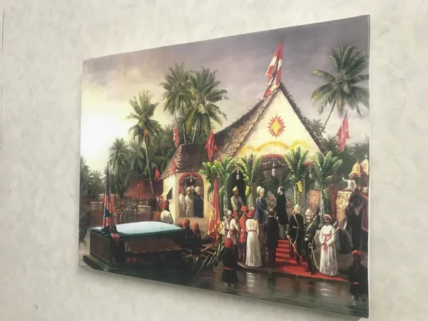 Travancore_King_meets_British_officials,1880,_A_Raja_Ravi_Varma_Painting,_Framed_Canvas,_Multicolor
