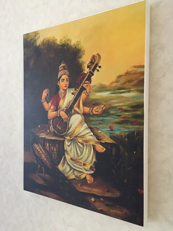 Saraswati,_1896,_A_Raja_Ravi_Varma_Painting,_Framed_Canvas,_Wall_Decor,_Multicolor