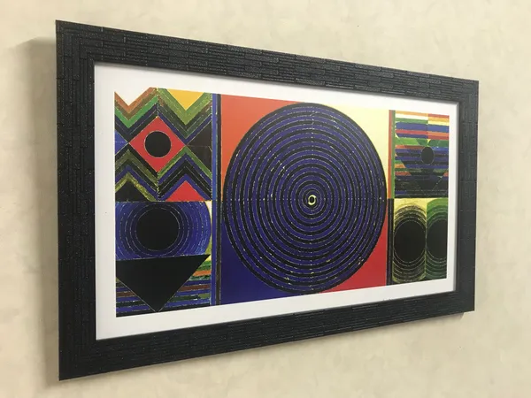 Kundalini_(The_Spiritual_Power)-_Paintings_by_S._H._Raza,_Wall_Decor,_Framed,_Set_of_2,_Multicolor