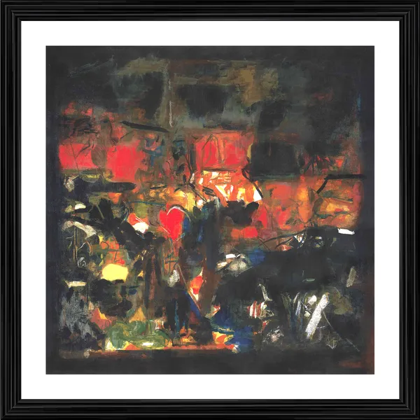 Tapowan*-_A_Painting_by_S._H._Raza._Wall_D�cor,_Framed,_Multicolor