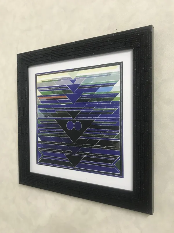 Bindu_-_Deep_and_Spandan-__Paintings_by_S._H._Raza,_Wall_Decor,_Framed,_Set_of_3-_12"x12"_each,_Multicolor