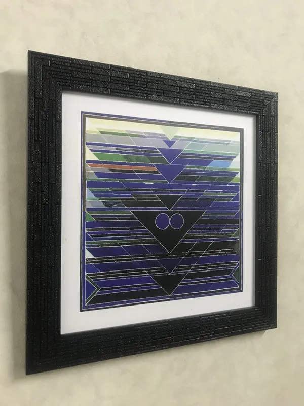Bindu_-_Deep_and_Spandan-__Paintings_by_S._H._Raza,_Wall_Decor,_Framed,_Set_of_3-_12"x12"_each,_Multicolor