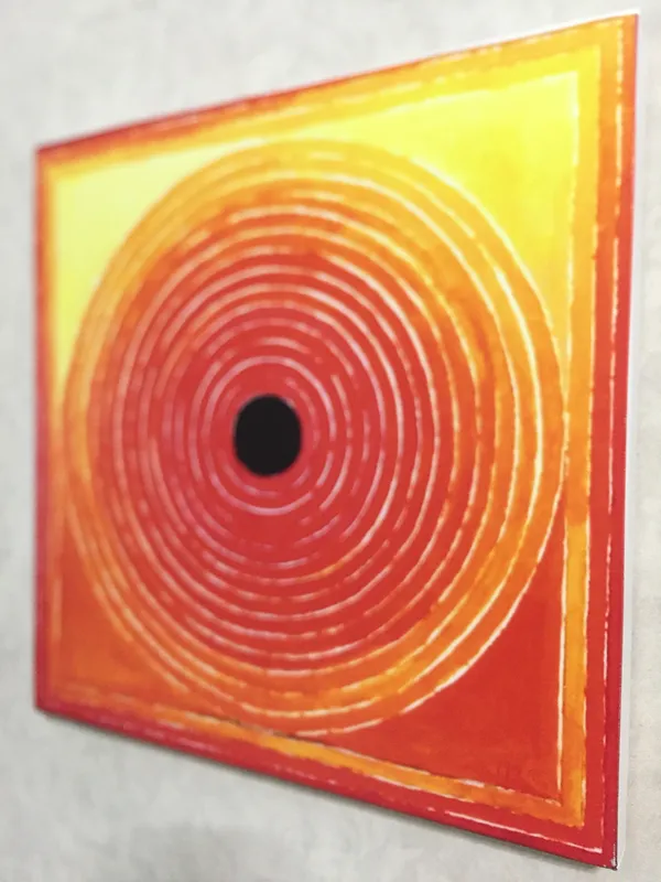 Bindu_Series-_Mruttika-_Paintings_by_S._H._Raza,_Wall_Decor,_Framed_Canvas,_Set_of_2-_15"x15"_each,_Multicolor