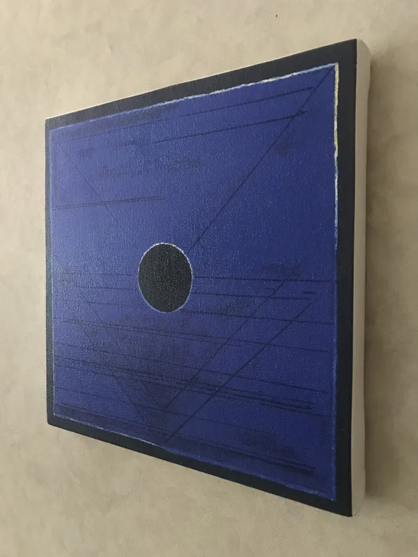 Deep_and_Bindu_(Ujala)-_Paintings_by_S._H._Raza,_Wall_Decor,_Framed_Canvas,_Set_of_2-_15"x15"_each,_Multicolor