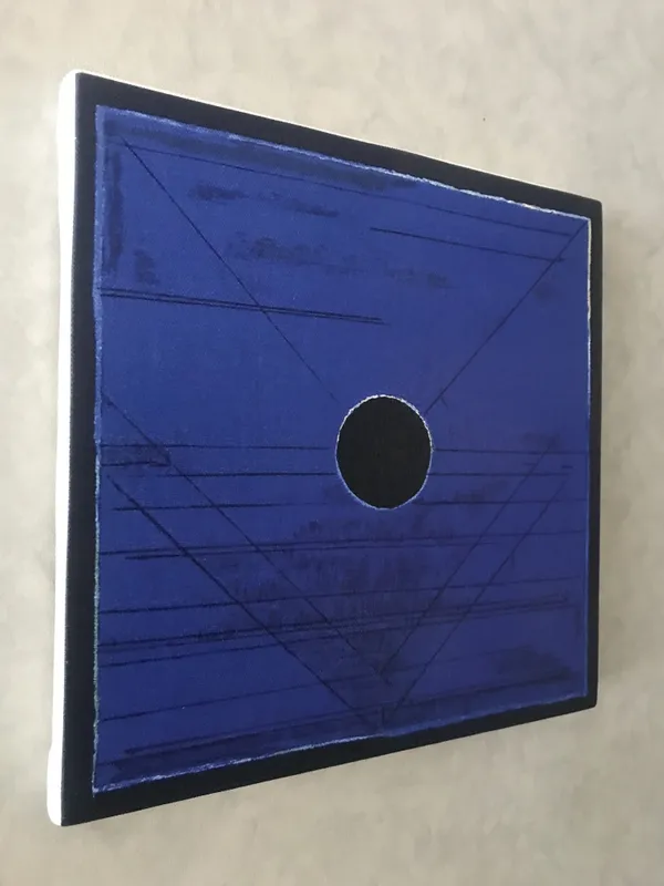 Pratikriti_(The_Reflection)-__Paintings_by_S._H._Raza,_Wall_Decor,_Framed_Canvas,_Set_of_4-_12"x12"_each,_Multicolor