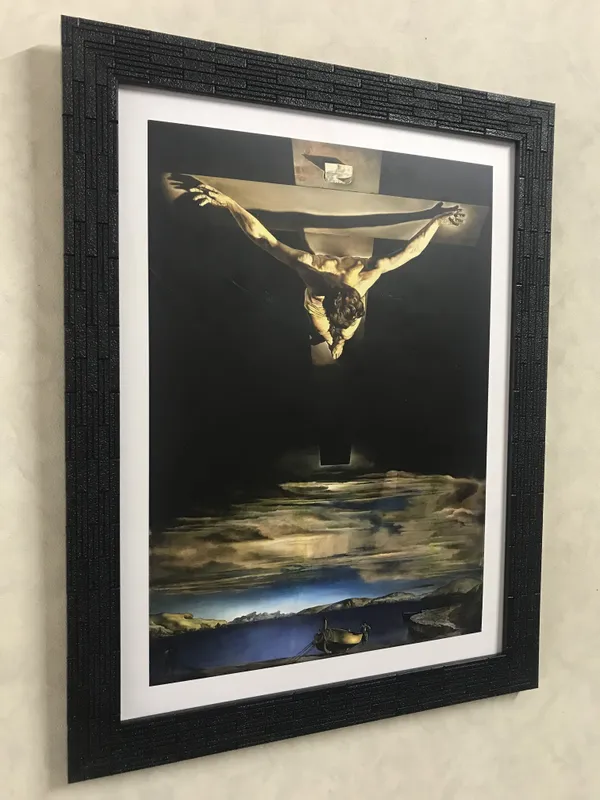 Christ_of_Saint_John_of_the_Cross,_A_Painting_by_Salvador_Dali,_Wall_D�cor,_Framed,_Multicolor