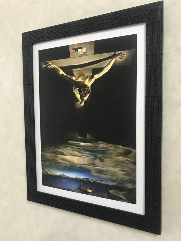 Christ_of_Saint_John_of_the_Cross,_A_Painting_by_Salvador_Dali,_Wall_D�cor,_Framed,_Multicolor