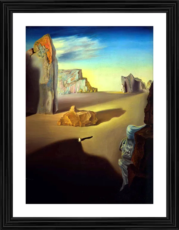 Shades_of_Night_Descending,_A_Painting_by_Salvador_Dali,_Wall_D�cor,_Framed,_Multicolor