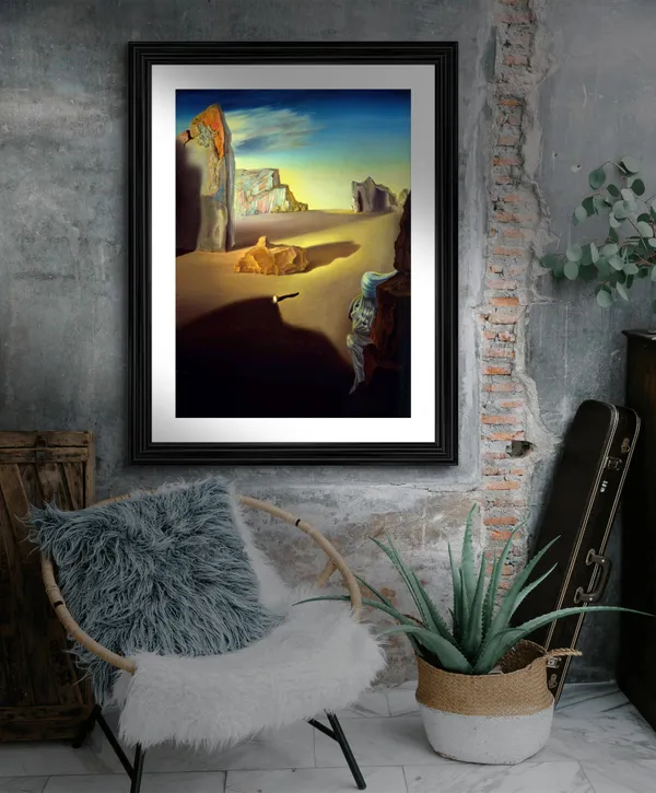 Shades_of_Night_Descending,_A_Painting_by_Salvador_Dali,_Wall_D�cor,_Framed,_Multicolor