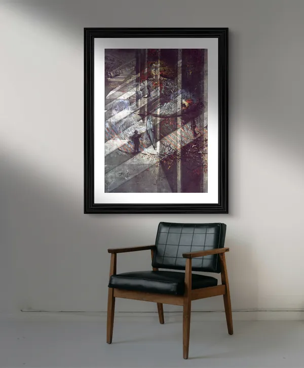Margarita'_with_the_Lights_and_Shadows,_A_Painting_by_Salvador_Dali,_Wall_D�cor,_Framed,_Multicolor