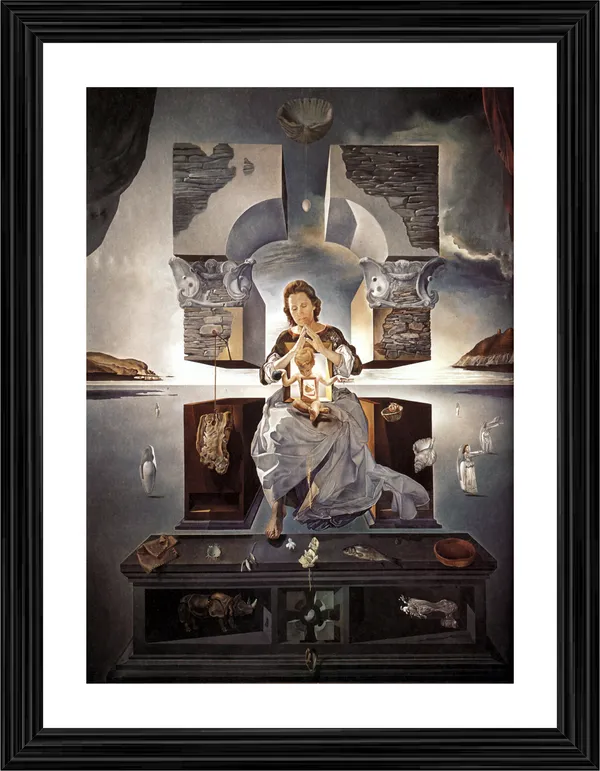 The_Madonna_of_Port_Lligat,_A_Painting_by_Salvador_Dali,_Wall_D�cor,_Framed,_Multicolor