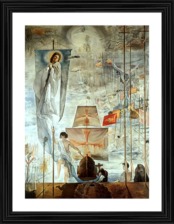 Discovery_of_America_by_Christopher_Columbus,_A_Painting_by_Salvador_Dali,_Wall_D�cor,_Framed,_Multicolor