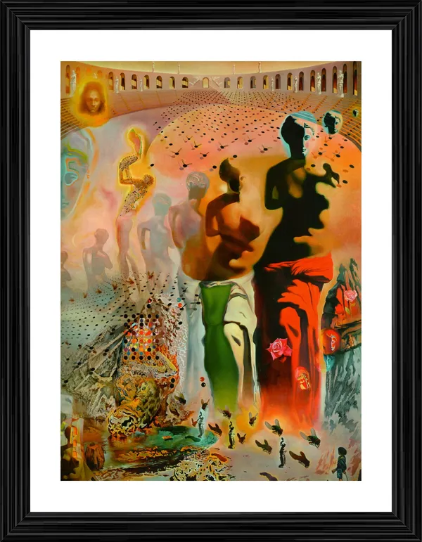 The_Hallucinogenic_Toreador,_A_Painting_by_Salvador_Dali,_Wall_D�cor,_Framed,_Multicolor