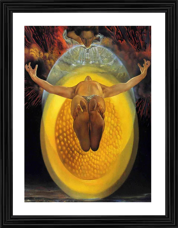 The_Ascension_of_Christ,_A_Painting_by_Salvador_Dali,_Wall_D�cor,_Framed,_Multicolor