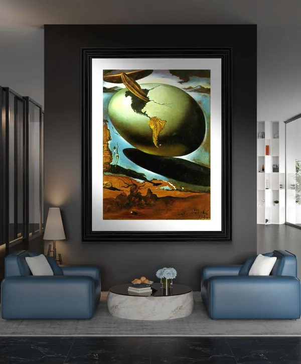 Allegory_of_an_American_Christmas,_A_Painting_by_Salvador_Dali,_Wall_D�cor,_Framed,_Multicolor