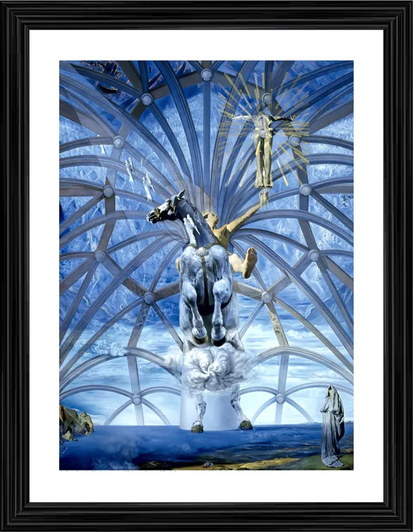 Santiago_El_Grande,_A_Painting_by_Salvador_Dali,_Wall_D�cor,_Framed,_Multicolor