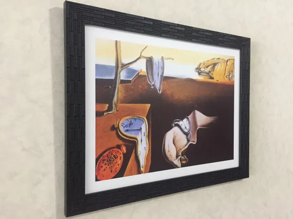 The_Persistence_of_Memory_,_A_Painting_by_Salvador_Dali,_Wall_D�cor,_Framed,_Multicolor