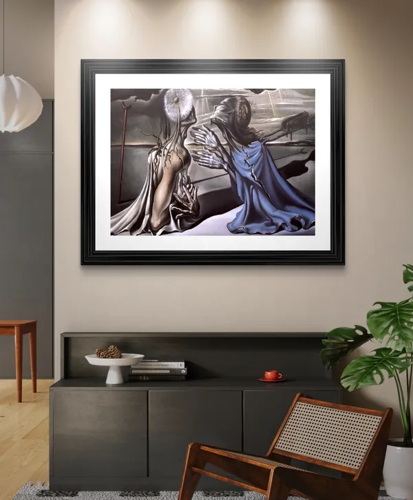 Tristan_and_Isolde,_A_Painting_by_Salvador_Dali,_Wall_D�cor,_Framed,_Multicolor