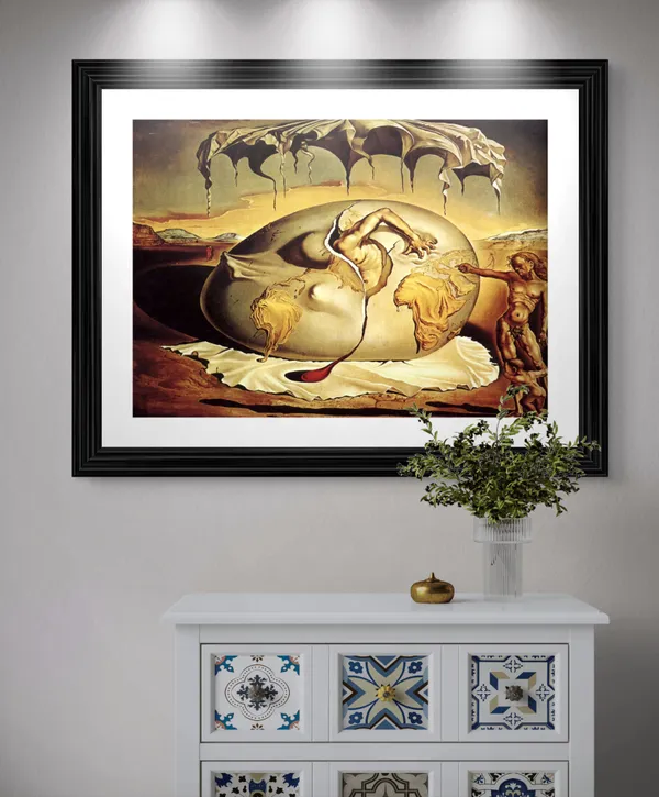 Geopoliticus_Child_Watching_the_Birth_of_the_New_Man,_A_Painting_by_Salvador_Dali,_Wall_D�cor,_Framed,_Multicolor