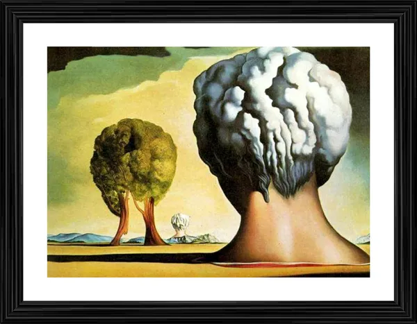 Three_Sphinxes_Of_Bikini,_A_Painting_by_Salvador_Dali,_Wall_D�cor,_Framed,_Multicolor