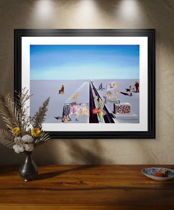 The_First_Days_of_Spring,_A_Painting_by_Salvador_Dali,_Wall_D�cor,_Framed,_Multicolor