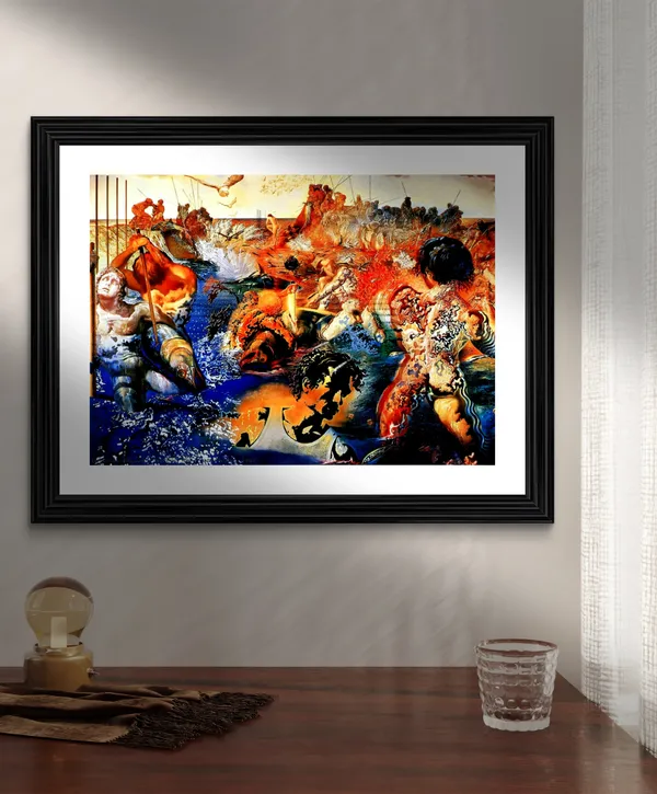 Tuna_Fishing,_A_Painting_by_Salvador_Dali,_Wall_D�cor,_Framed,_Multicolor