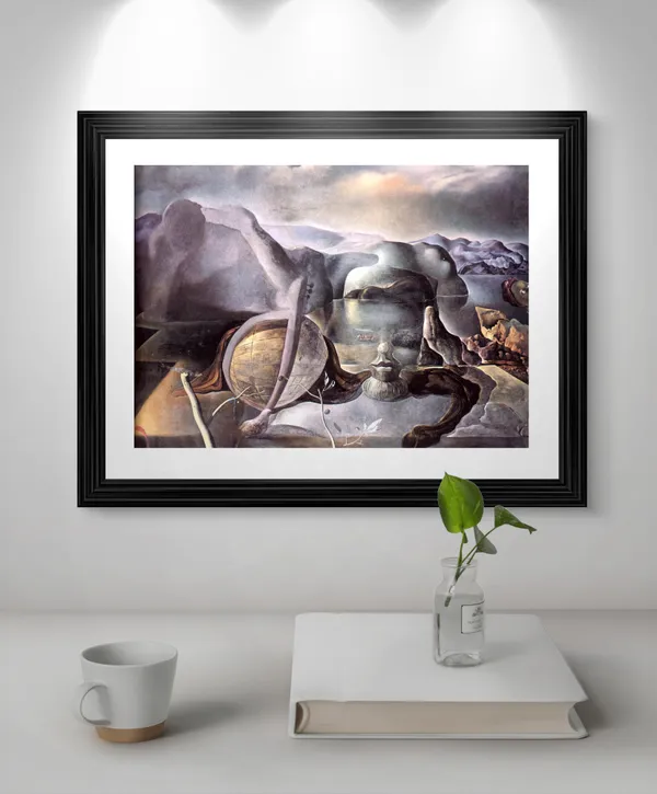 The_Endless_Enigma,_A_Painting_by_Salvador_Dali,_Wall_D�cor,_Framed,_Multicolor