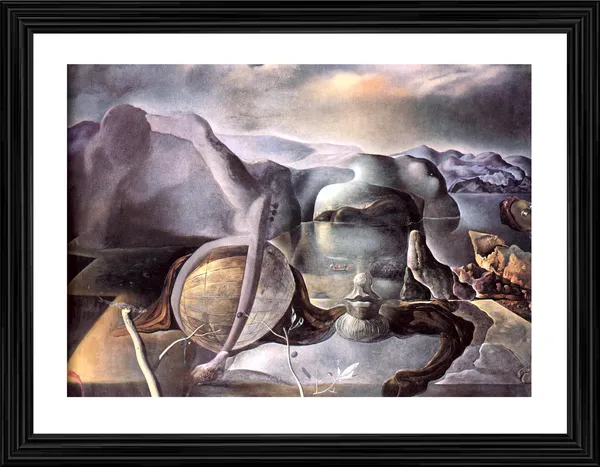 The_Endless_Enigma,_A_Painting_by_Salvador_Dali,_Wall_D�cor,_Framed,_Multicolor