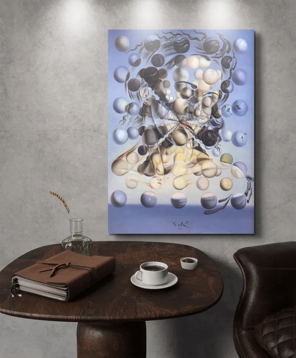 Galatea_of_the_Spheres,_A_Painting_by_Salvador_Dali,_Wall_D�cor,_Framed_Canvas,_Multicolor