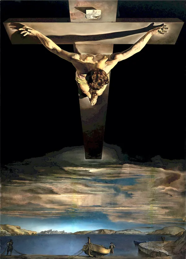 Christ_of_Saint_John_of_the_Cross,_A_Painting_by_Salvador_Dali,_Wall_D�cor,_Framed_Canvas,_Multicolor