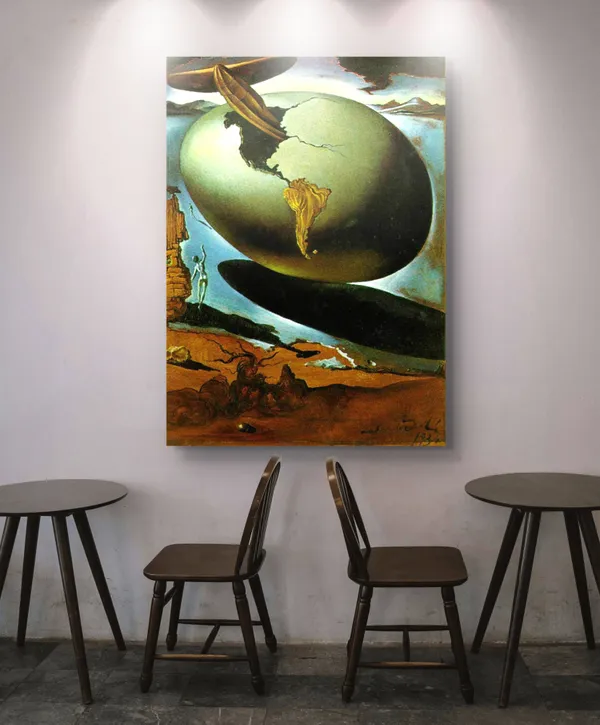 Allegory_of_an_American_Christmas,_A_Painting_by_Salvador_Dali,_Wall_D�cor,_Framed_Canvas,_Multicolor