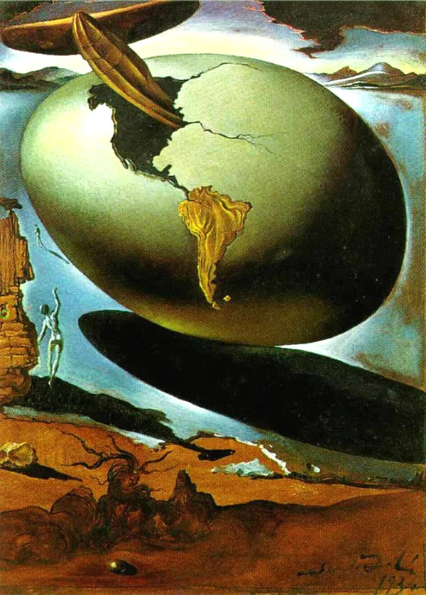 Allegory_of_an_American_Christmas,_A_Painting_by_Salvador_Dali,_Wall_D�cor,_Framed_Canvas,_Multicolor