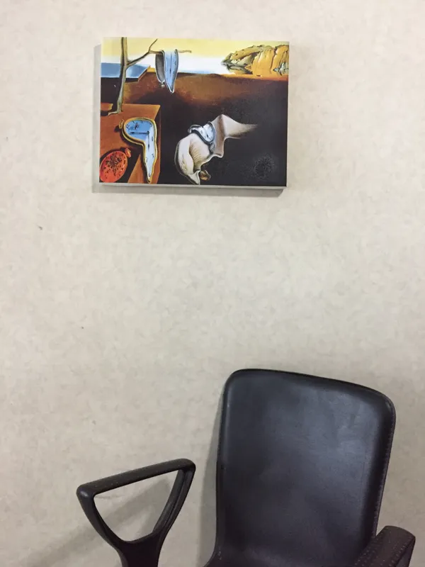 The_Persistence_of_Memory_,_A_Painting_by_Salvador_Dali,_Wall_D�cor,_Framed_Canvas,_Multicolor