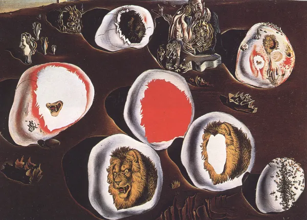 The_Accommodations_of_Desire_,_A_Painting_by_Salvador_Dali,_Wall_D�cor,_Framed_Canvas,_Multicolor