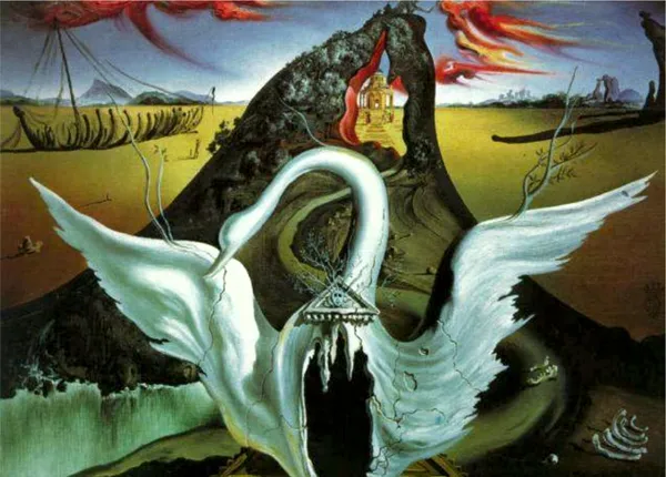 Bacchanale,_A_Painting_by_Salvador_Dali,_Wall_D�cor,_Framed_Canvas,_Multicolor