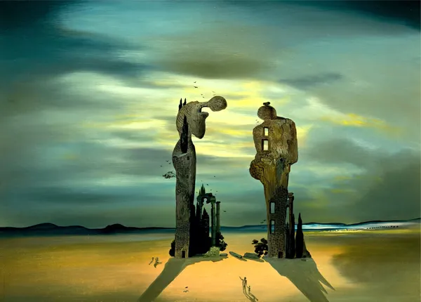 Archeological_Reminiscence_Millet's_Angelus,_A_Painting_by_Salvador_Dali,_Wall_D�cor,_Framed_Canvas,_Multicolor