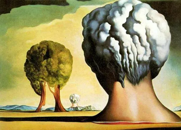 Three_Sphinxes_Of_Bikini,_A_Painting_by_Salvador_Dali,_Wall_D�cor,_Framed_Canvas,_Multicolor