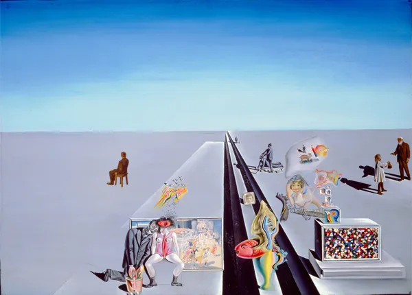 The_First_Days_of_Spring,_A_Painting_by_Salvador_Dali,_Wall_D�cor,_Framed_Canvas,_Multicolor