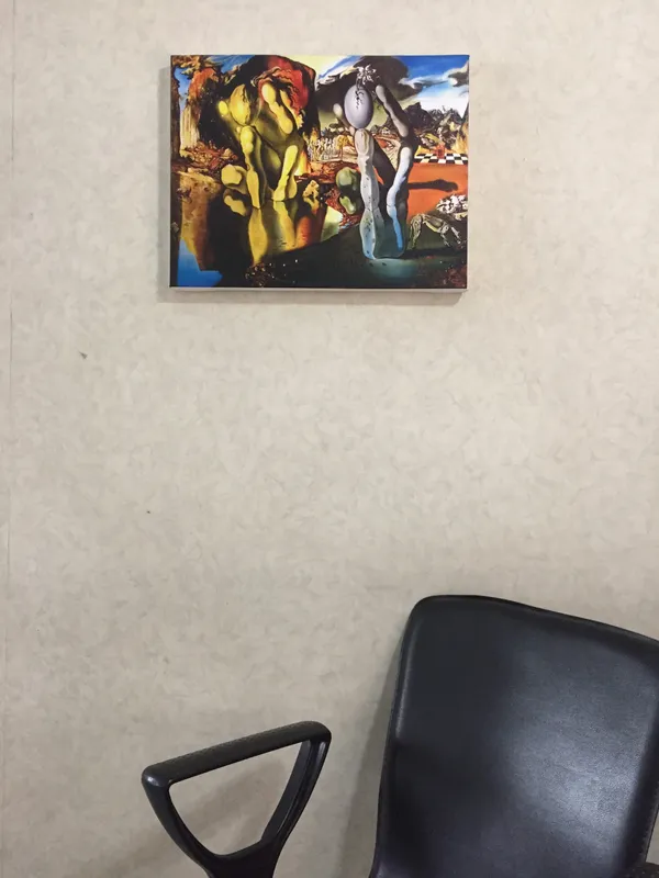 Metamorphosis_of_Narcissus,_A_Painting_by_Salvador_Dali,_Wall_D�cor,_Framed_Canvas,_Multicolor