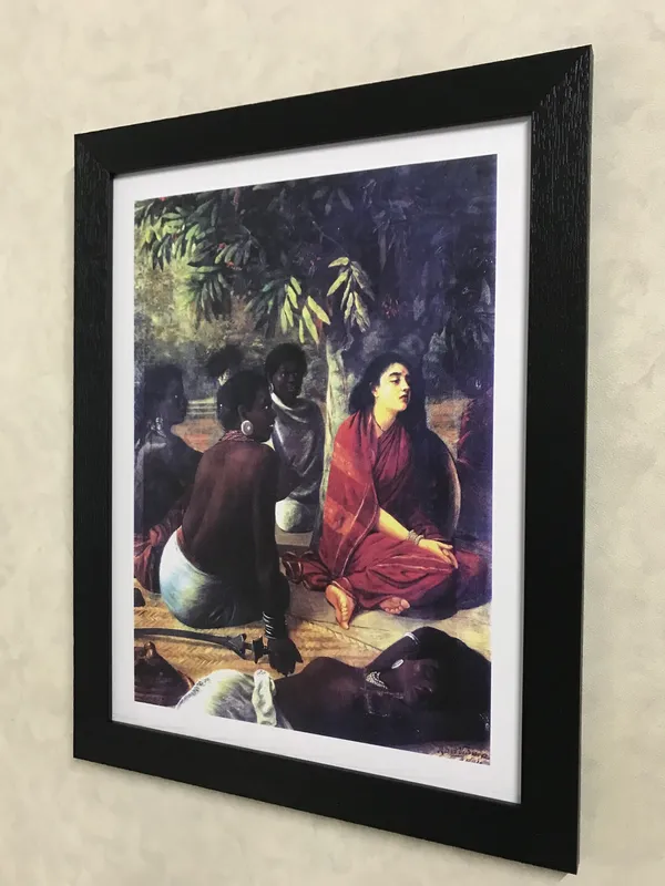 Seeta_in_Ashokvan_(1890),_A_Raja_Ravi_Varma_Painting,_Framed,_Wall_Decor